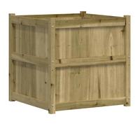 Meilleures Jardinière - SHOP - Pot de fleurs-Bac à fleurs d'extérieur 70x70x70 cm bois de pin imprégné SSD4829328