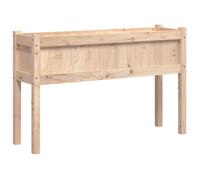 Meilleures Jardinière - SHOP - Pot de fleurs-Bac à fleurss - avec pieds 110x31x70 cm bois de pin massif SSD1894492