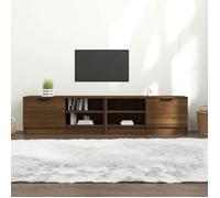 Meilleures Meuble TV 2 pcs | - chêne marron - 80x35x36,5cm - bois d'ingénierie SSD29131886