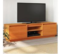 Meilleures Meuble TV cire marron 140x35x40cm bois pin massif SSD32253603