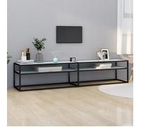 Meilleures Meuble TV Marbre blanc 200x40x40,5cm Verre trempé SSD88506265