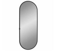 Meilleures Miroir mural miroir déco pour salle de bain salon chambre ou dressing Noir 40x15 cm Ovale - shop32128417