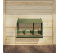 Meilleures Poulailler-Abris-Nichoir à poules - avec 3 compartiments vert olive métal SSD3648549