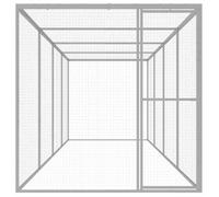 Meilleures Poulailler-Enclos-Cage pour chat 6x1,5x1,5 m - acier galvanisé SSD5102349