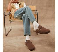 Meilleures Sabots en liège à bout fermé avec sangle à boucle et support d'arche pour hommes - Marron - Élément essentiel confortable pour tous les jours EUR39,EUR40,EUR41,EUR42,EUR43,EUR44,EUR45Unicol