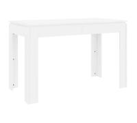 Meilleures Table de salle à manger - 4 Personnes - Blanc 120x60x76 cm - bois d'ingénierie SSDC9835922