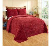 Meilleures Tendances/Pan d'outre-mer Rio Couvre-lit, Bordeaux, 304,8 x 279,4 cm/King Size