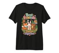 Meilleurs Amis Animaux Magiques T-Shirt Haut de Gamme