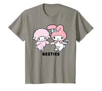 Meilleurs Amis de Sanrio My Melody Meilleurs Amis T-Shirt, Enfant, Ardoise, 3 Ans