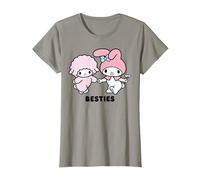 Meilleurs Amis de Sanrio My Melody Meilleurs Amis T-Shirt, Femme, Ardoise, M