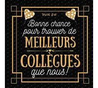 meilleurs collègues: livre d'or depart collegue Travail femme homme , cadeau départ retraite humoristique , Alternative carte depart collegue , à personnaliser de photos et messages