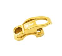 Meilleurs Crochets de Rangement pour Moto pour Ho@&NDA NX500 2023 2024 Moto CNC Accessoires Frein Maître-Cylindre Support Sac Pince Support Casque Cintre(Gold)