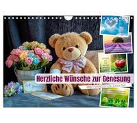 Meilleurs vœux de guérison, Version française (Calendrier mural 2026 DIN A4 portrait), Calendrier CALVENDO mensuel