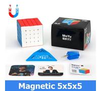 Meilong-Cube magique de vitesse magnétique MoYu Meilong 2M 3M 4M 5 M,jouet souligné de Charleroi - Type Magnetic 5x5x5
