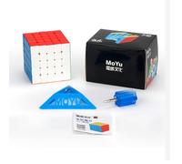 Meilong M 5x5 Speed Cube Cube Magique Magnétique Puzzle Cube Flexible 3D Casse-Tête pour Amateur de Cube (5M)