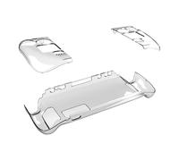 MEILVMEIJI Coque rigide transparente en polycarbonate pour SteamDeck Host Split Crystal Housse de protection pour manette de jeu Steamdeck