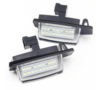 Meimeier Éclairage LED de plaque d'immatriculation pour Mitsubishi Outlander XL (CW) 2006-2012 pour Lancer Sportback 2008-2012