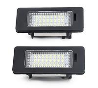Meimeier Lampe de plaque d'immatriculation LED Canbus pour Audi A1 A3 / A4 S4 B8/ A5 S5 8T / A6 C7/4G / Q3 8U / Q5 8R / TT 8J