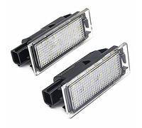 Meimeier Lampe LED pour Plaque d'Immatriculation pour Clio/Espace/Kadjar/Laguna/Master/Megane/Trafic/Twingo/Wind