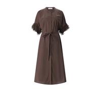 MeiMeiJ, Femme, Robes, Brun, Taille: 40 FR Robe chemise midi