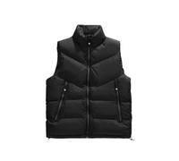 MEIMIYI Gilet D’ExtérieurPour Slim Fit Col Montant Grande Taille GiletDe Base All-Match Sans Manches Trend Gilet Homme Confortable Épaissir Warm Gilet TraditionnelPour B-Black XL