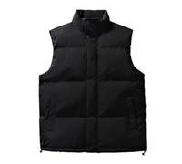 MEIMIYI Gilet D’ExtérieurPour Slim Fit Col Montant Grande Taille GiletDe Base All-Match Sans Manches Trend Gilet Homme Confortable Épaissir Warm Gilet TraditionnelPour I-Black 5XL