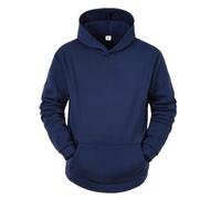 MEIMIYI Sweat-ShirtHomme Grande Taille Casual Laxiste PullBasique Chaud Weich Confortable SweatÀ Capuche Jeunesse Classique All-Match PullÀ Capuche K-Navy XXL