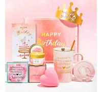 MEIMUCUL Cadeau Femme Anniversaire, Coffret Set Tasse Personnalisée pour Femme, Idée Cadeau 18, 20, 30, 40, 50 ans