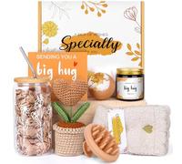 MEIMUCUL "Hug Coffret Cadeau Femme,Cadeau Meilleure Amie Femme,Idée Coffret Anniversaire pour Meilleure Amie,Sœur,Collègues,Coffret de Rétablissement Féminin,Get Well Soon Gifts