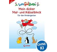 Mein dicker Mal- und Rätselblock für den Kindergarten