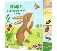 Mein erstes Jahreszeitenbuch: Henry, der kleine Hase: Im Frühling | Pappebuch mit Griff-Register