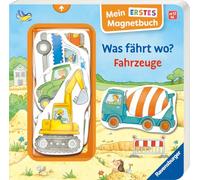 Ravensburger Livre magnétique – Mon premier livre magnétique : Qui va où ? Véhicules