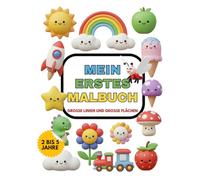 Mein erstes Malbuch für Kinder von 2-5 Jahren: 50 einfache und lustige Motive mit dicken Linien und großen Flächen: Das perfekte Buch für kleine ... Erfolgserlebnis ohne Frustration!