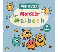 Mein erstes Monster Kritzelbuch - Malbuch für kleine Entdecker: 30 große, einfache Monster-Motive zum Kritzeln & Ausmalen | Für Kinder ab 1 Jahr | Frühkindliche Förderung & kreativer Monster-Spaß