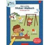 Mein Erstes Sticker-Malbuch: Kindergarten