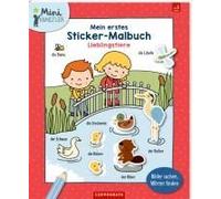 Mein Erstes Sticker-Malbuch: Lieblingstiere