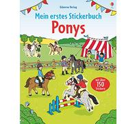 Mon premier livre d'autocollants : Poneys – Usborne