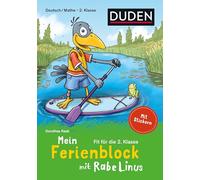 Mein Ferienblock mit Rabe Linus - Fit für die 2. Klasse: Mit Stickern