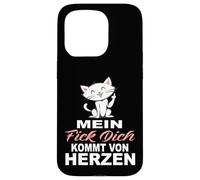 Mein Fick Dich kommt Von Herzen - des Dictons drôles avec Ironie Coque pour iPhone 15 Pro
