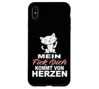Mein Fick Dich kommt Von Herzen - des Dictons drôles avec Ironie Coque pour iPhone XS Max