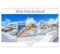 Mein Griechenland Michael Jaster (Tischkalender 2026 DIN A5 quer), CALVENDO Monatskalender: Der Wandkalender mit griechischen Inseln und schönen Fotomotiven auf den griechische Inseln