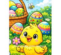 Mein großes Oster-Malbuch - Süße Osterhasen, Küken & Ostereier zum Ausmalen: Liebevoll gestaltete Malvorlagen für kreative Kinder