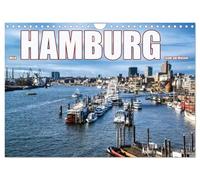 Mein Hamburg - Stadt am Wasser (Wandkalender 2026 DIN A4 quer), CALVENDO Monatskalender: Fotoaufnahmen der Hansestadt Hamburg am Wasser