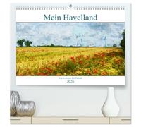 Mein Havelland - Impressionen der Heimat (hochwertiger Premium Wandkalender 2026 DIN A2 quer), Kunstdruck in Hochglanz: Malerische Eindrücke aus dem Havelland