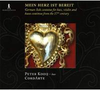Peter Kooij – Mein Herz ist bereit – Cantates allemandes du XVIIe siècle – CD – Integral