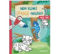 Mein Kleines Sticker-Malbuch. Wilde Tiere