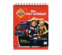 Mein Kratz- und Malspaß - Feuerwehrmann Sam: Kratzbuch mit 20 Kratzbildern von Feuerwehrmann Sam und Bildern zum Malen, Geschenk für Jungen und Mädchen ab 5 Jahren