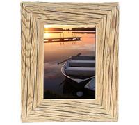 Mein Landhaus Cadre en Véritable Alt-Holz Style Vintage, Rustique Fait Main Unique en Brun Clair - Nature Clair, 50 X 70 cm