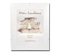 Mein Landhaus Cadre photo sans cadre, 30 x 40 cm, avec verre véritable, sans bordure, pour encadrer vos photos en orientation horizontale ou verticale