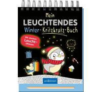 Mein leuchtendes Winter-Kritzkratz-Buch: Mit starken (Encuadernación de anillas)